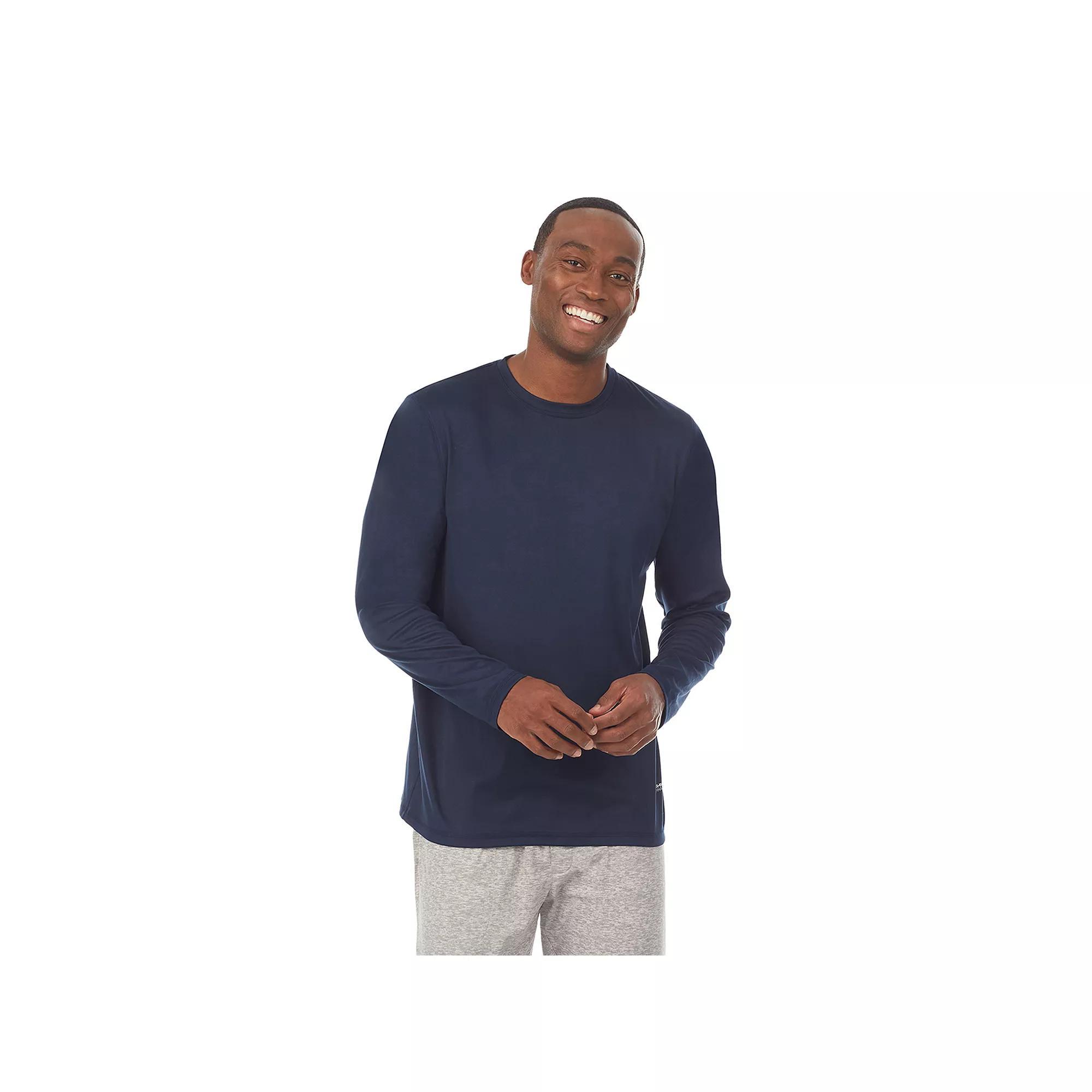 Big & Tall Cuddl Duds Far Infrared Crewneck Short Sleeve Pajama Tee, Mens Product Image