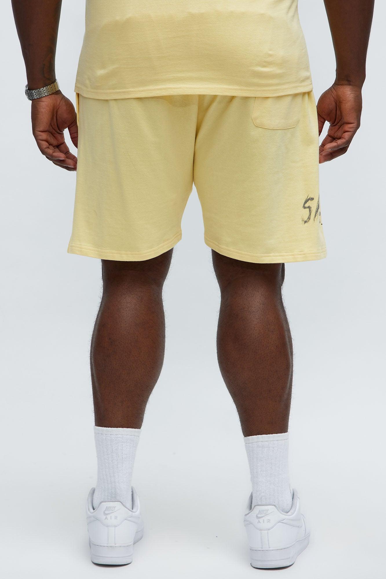 Dodge Hellcat Speed Sweatshorts - Tan Male Product Image