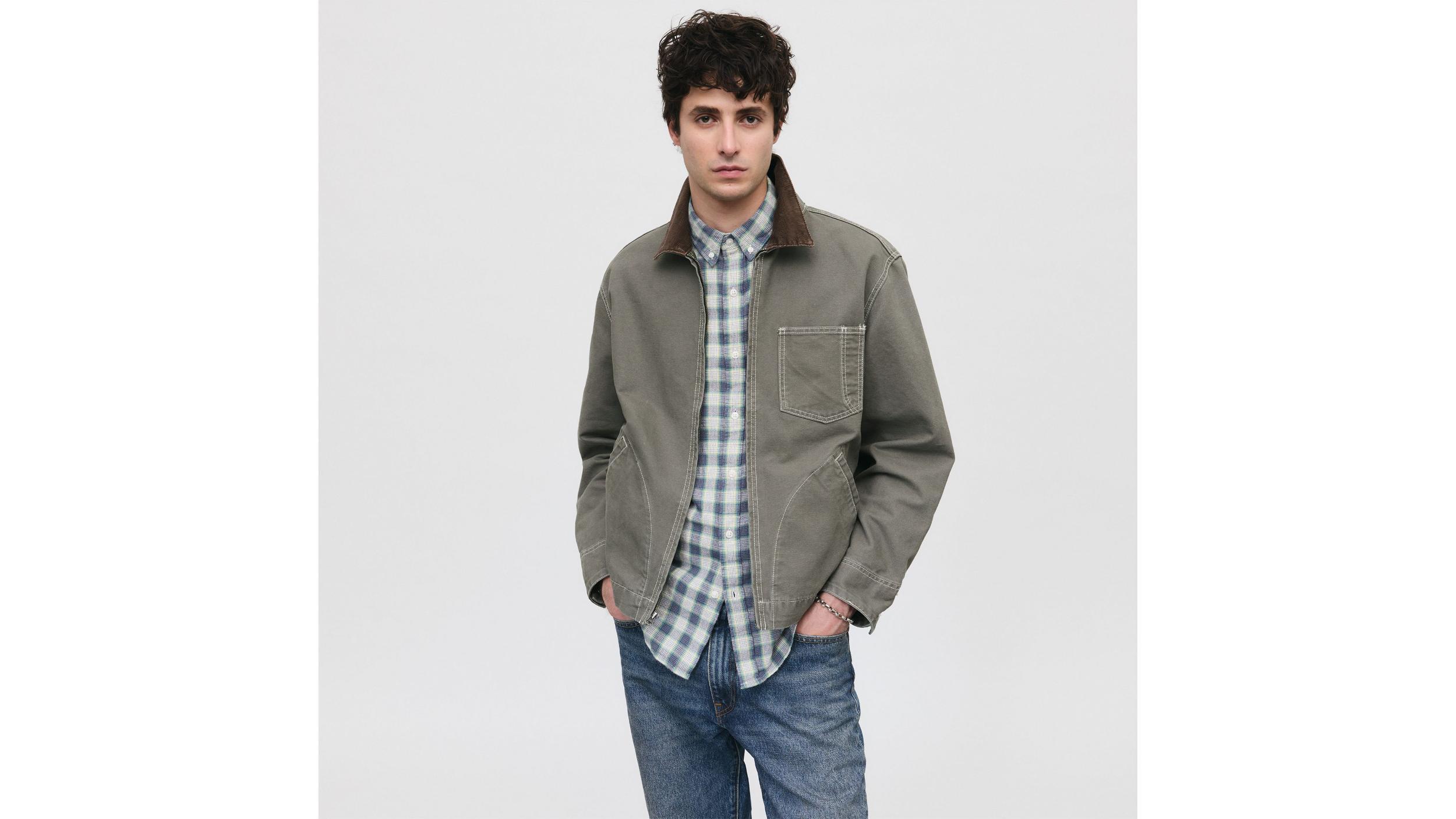 Full-Zip Mechanic Trucker Jacket Product Image