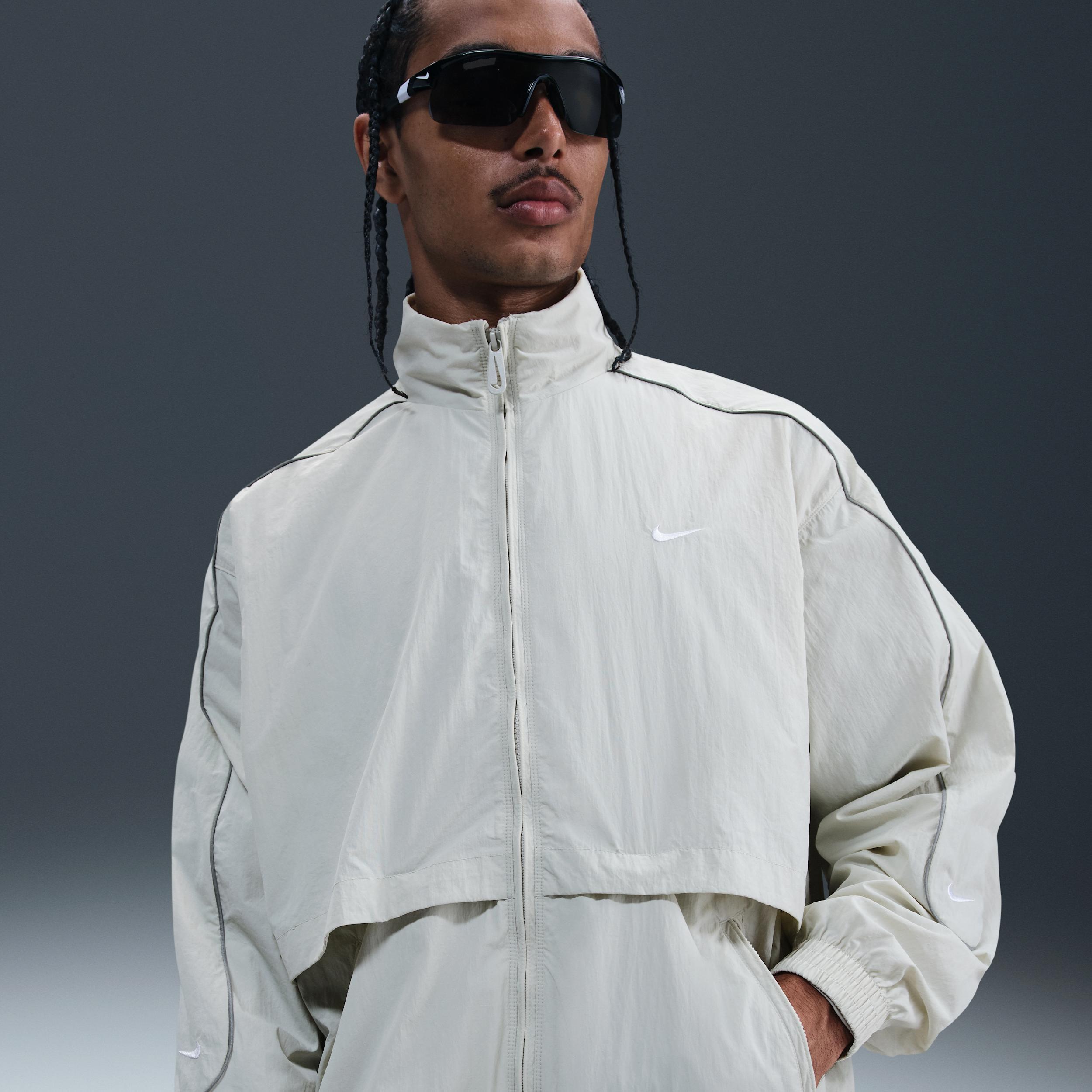 Men's Nike Sportswear Solo Swoosh Woven Track Jacket Product Image