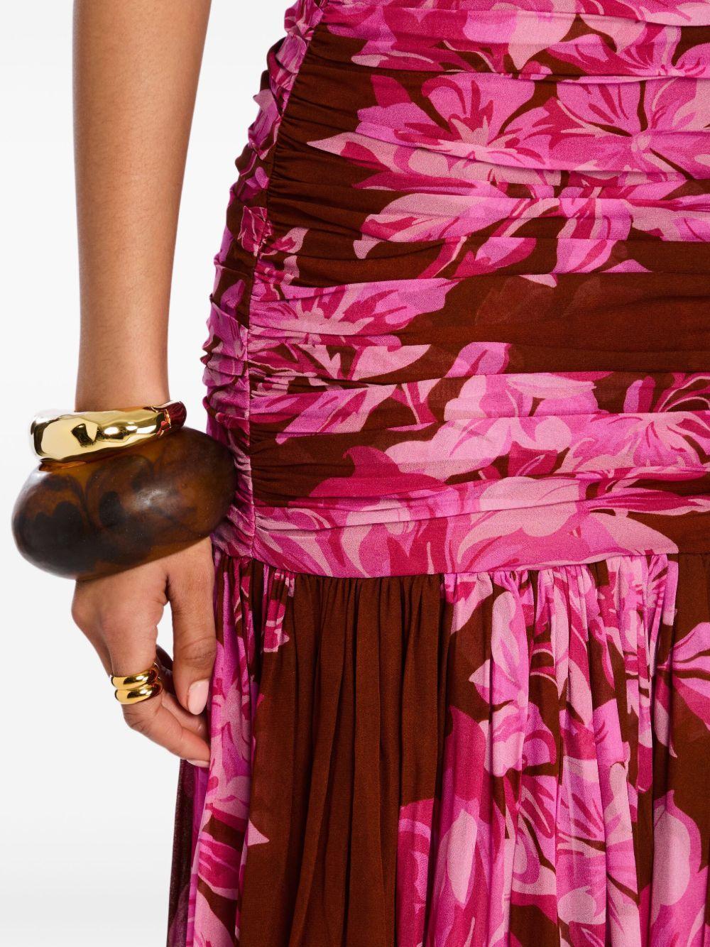 Teryn floral-ruffle maxi dress Product Image