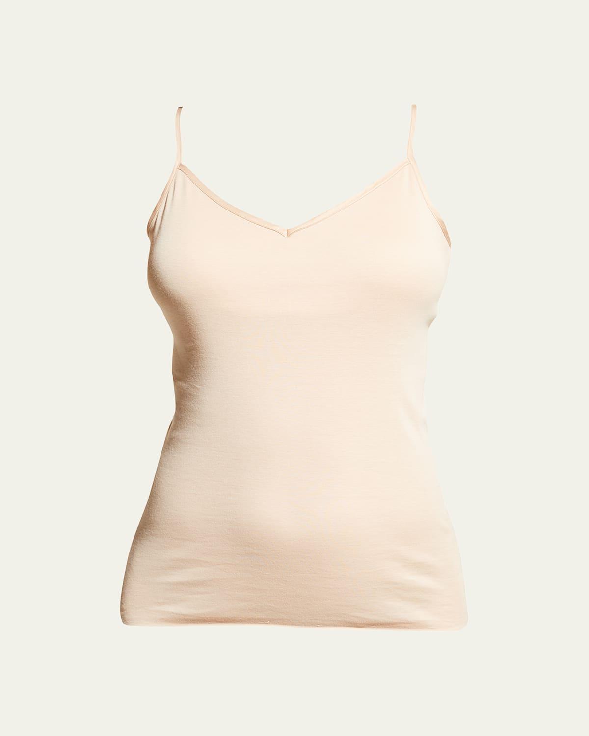 Hanro Cotton Seamless Padded Spaghetti Strap Cami Product Image
