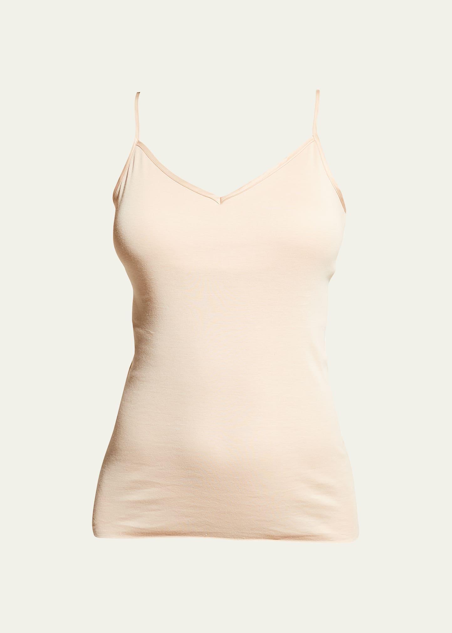 Hanro Cotton Seamless Padded Spaghetti Strap Cami Product Image