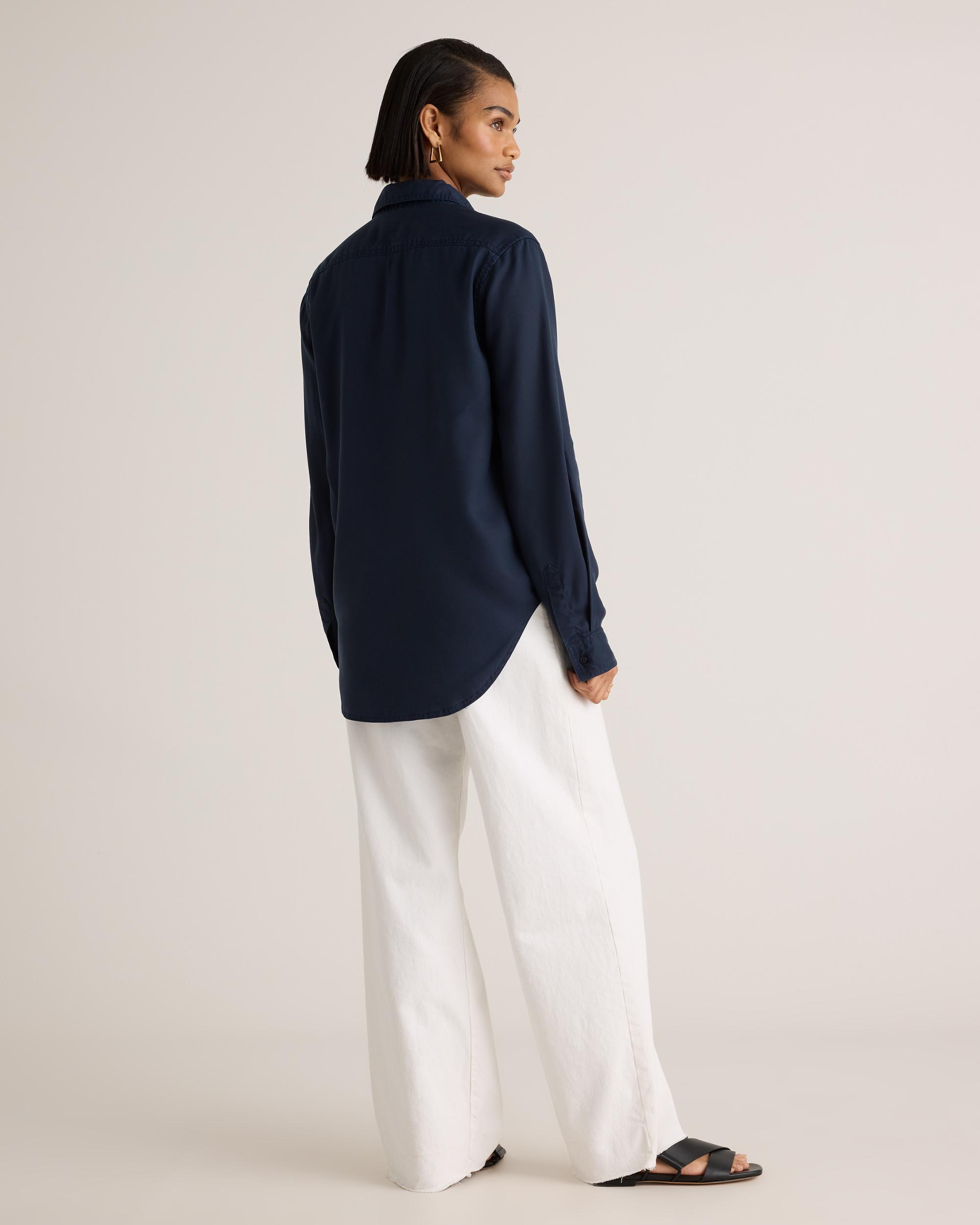 Quince | Women's Vintage Wash Tencel Utility Shirt Product Image