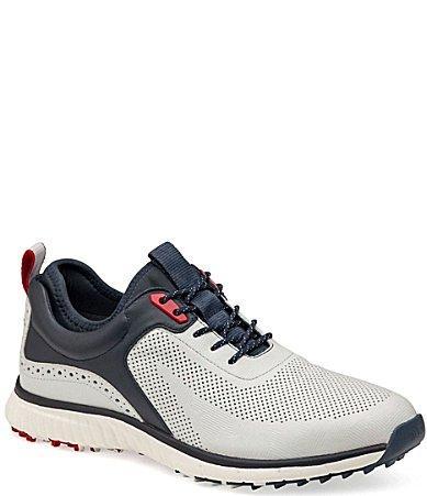 Johnston  Murphy Mens XC4 H-1Luxe Hybrid Waterproof Leather Golf Sneakers Product Image