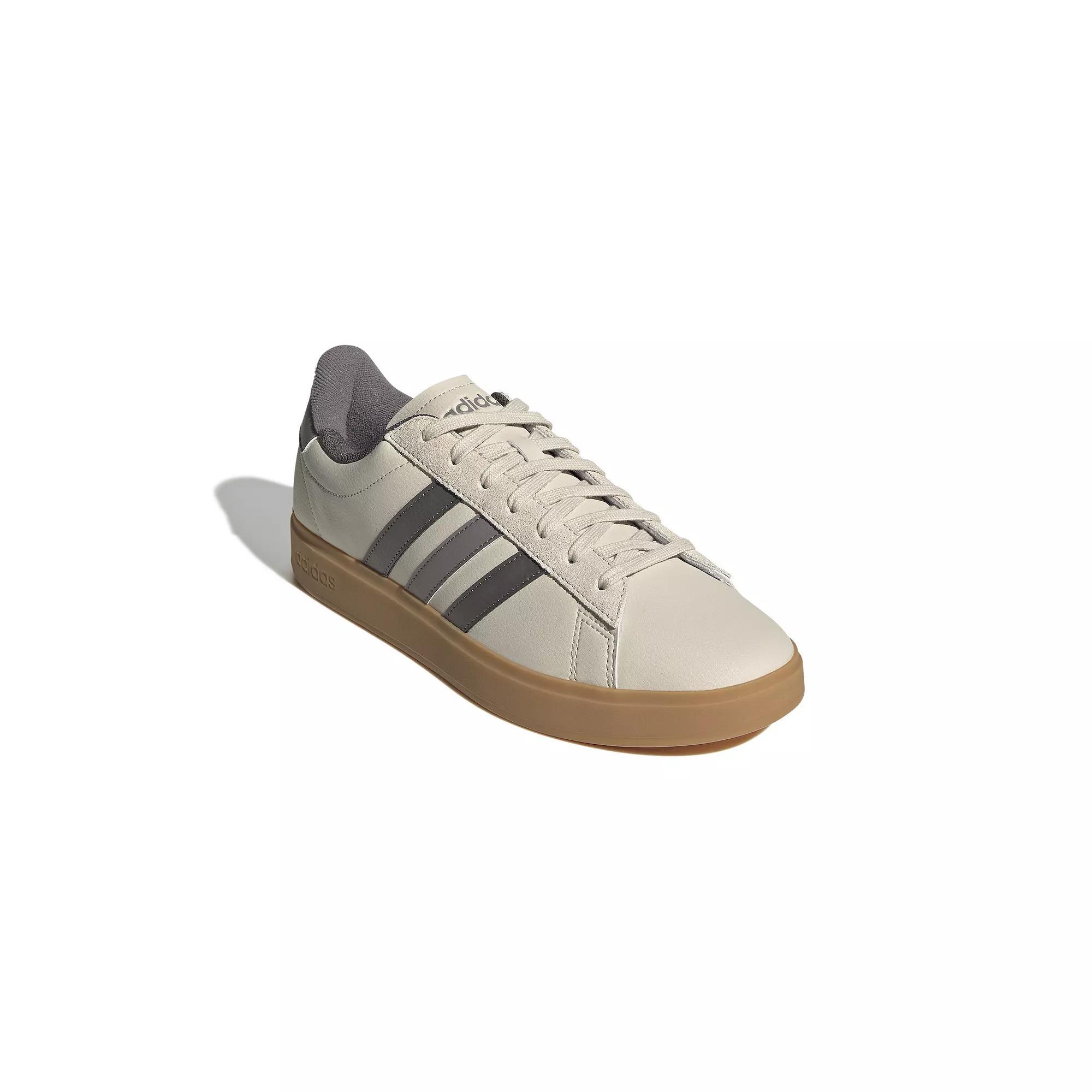 adidas Grand Court 2.0 Cloudfoam Men's Shoes, Size: 13, Alumina Grey Taupe Product Image