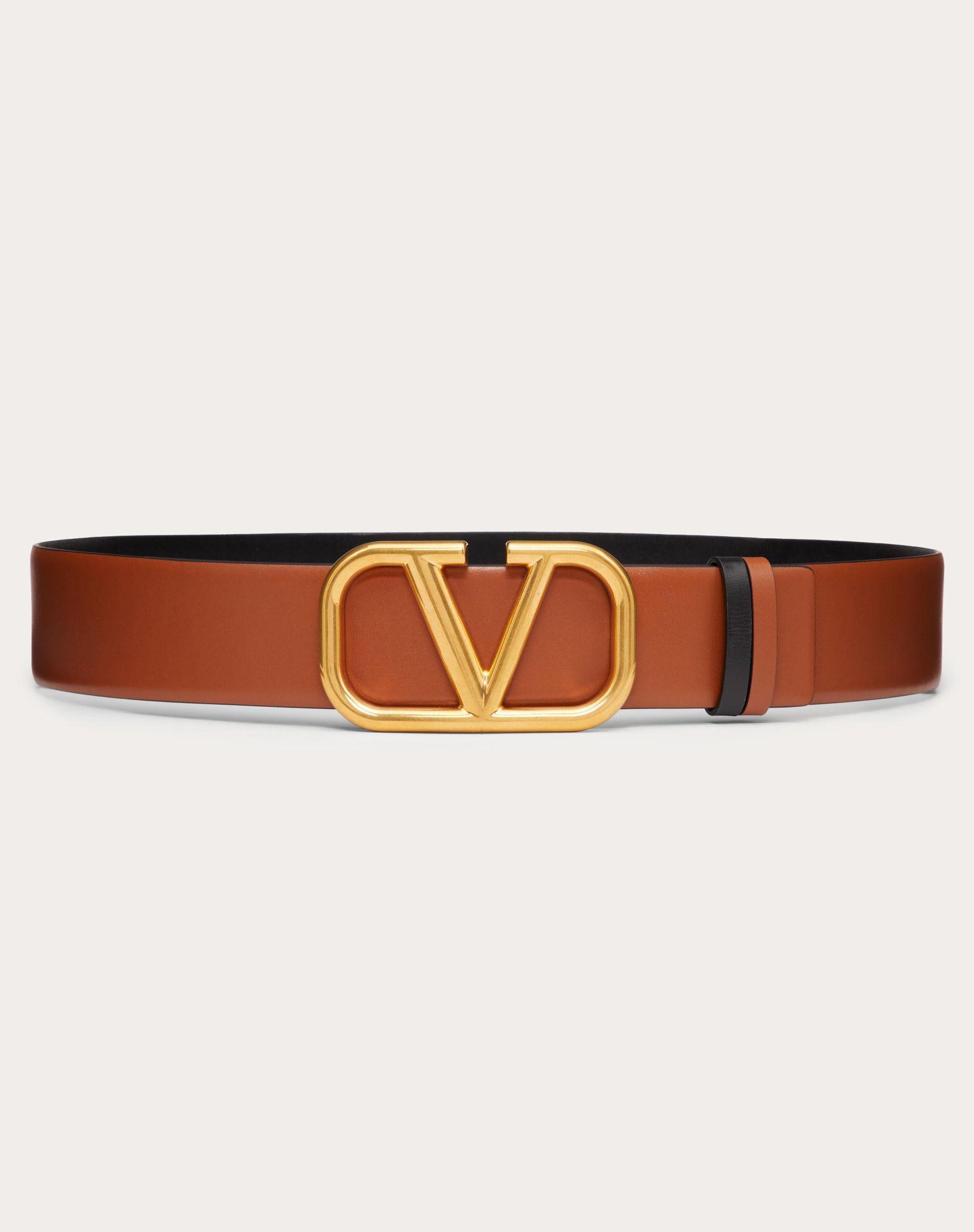 Reversible Vlogo Signature Belt In Glossy Calfskin 40 Mm  Product Image