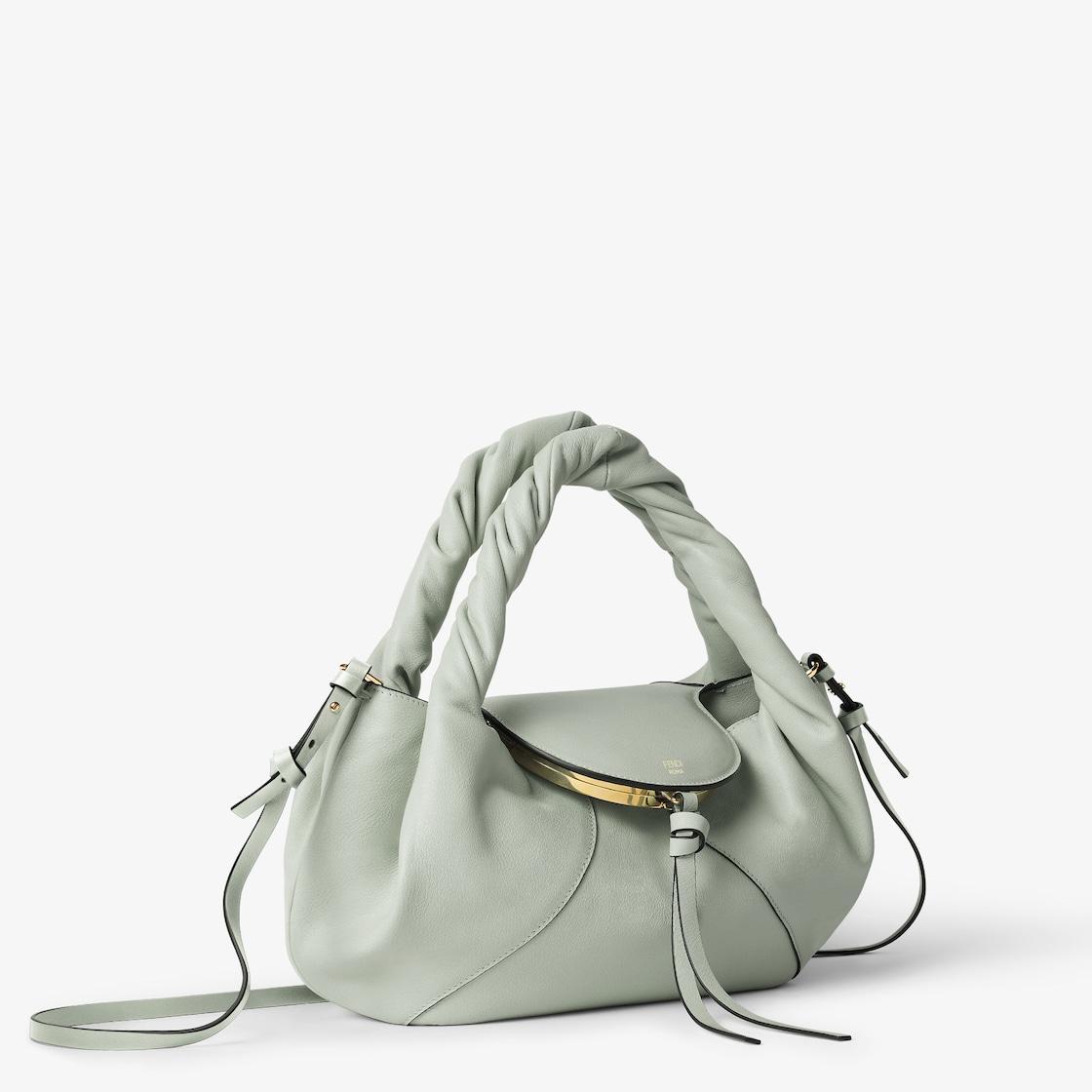 Fendi Spy SmallMatcha green leather bag Product Image