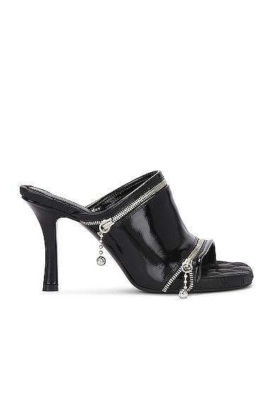 Womens Peep 85MM Leather Sandals Product Image