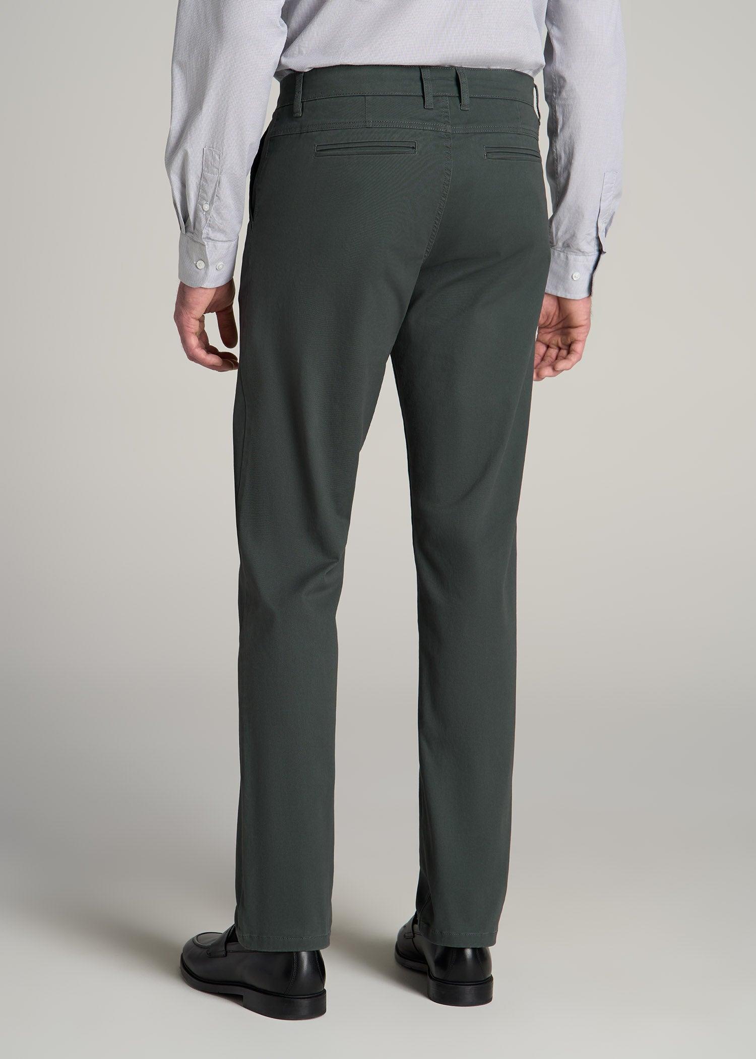 J1 STRAIGHT Leg Chinos in Soft Green - Pants for Tall Men Product Image