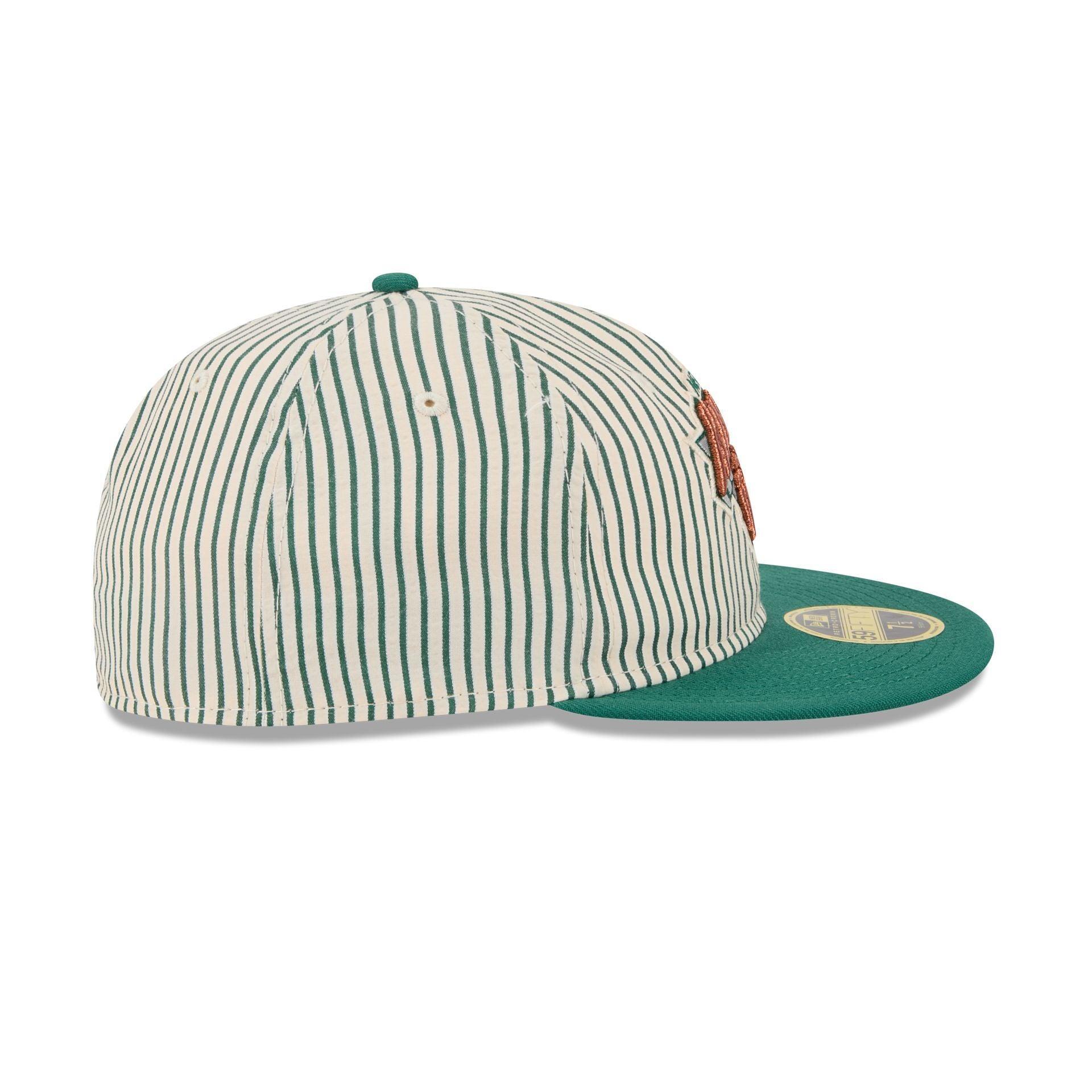 Just Caps Seersucker New York Knicks Retro Crown 59FIFTY Fitted Hat Male Product Image