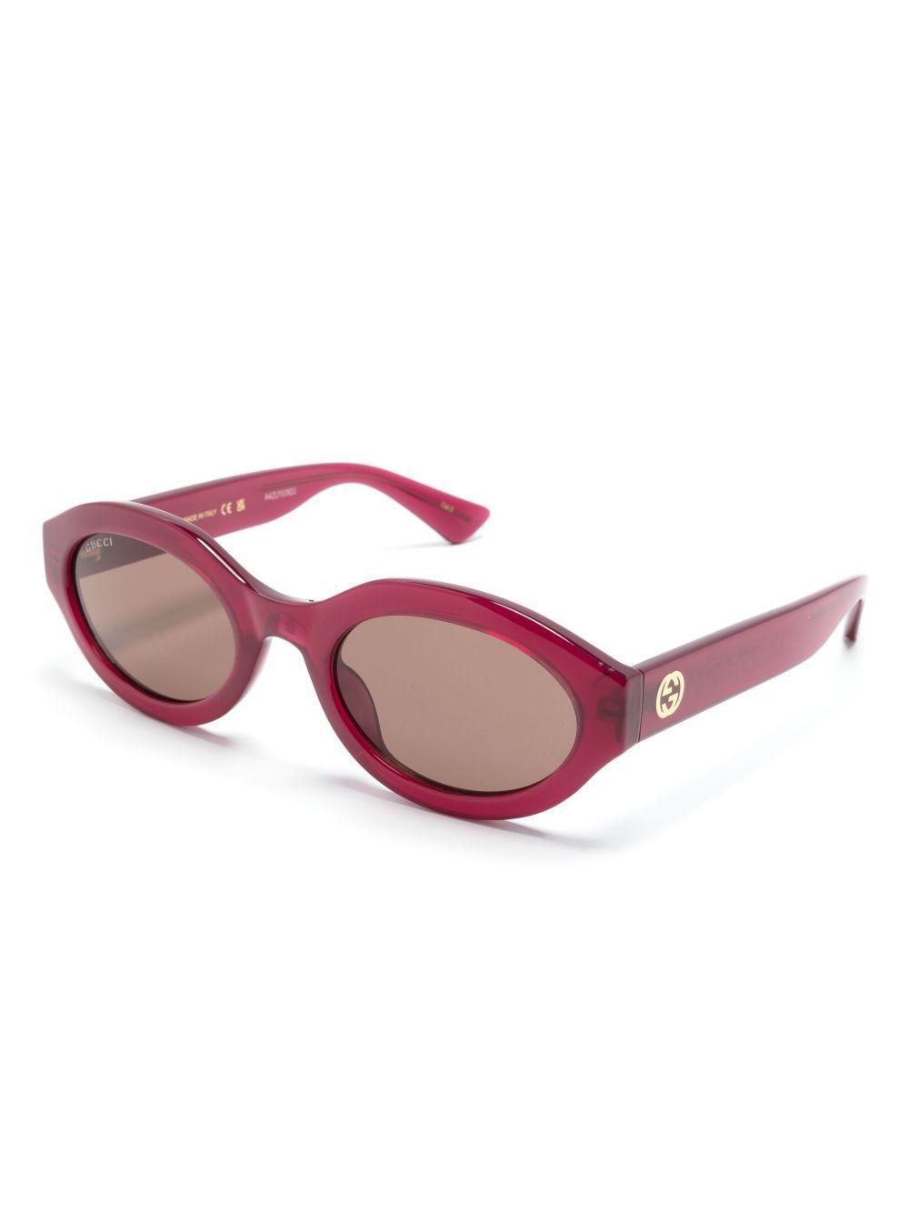 oval-frame sunglasses Product Image
