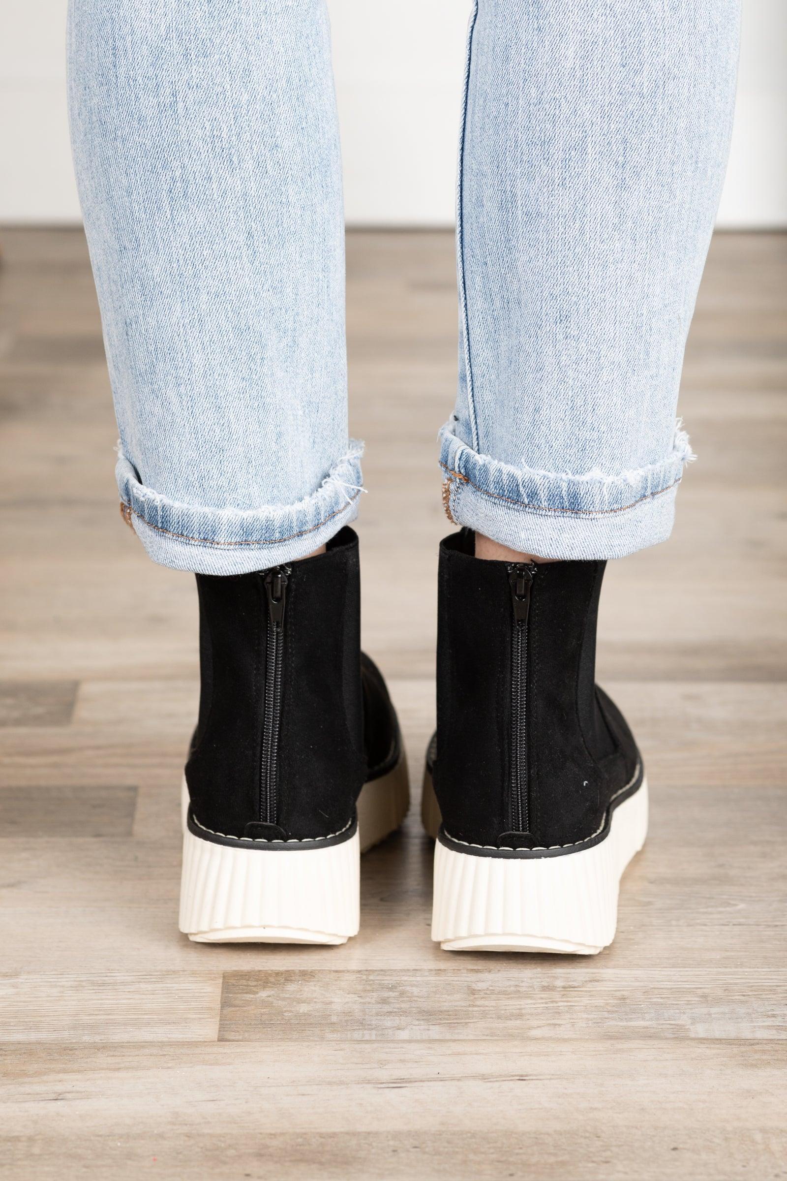 Suede Platform Bootie Product Image