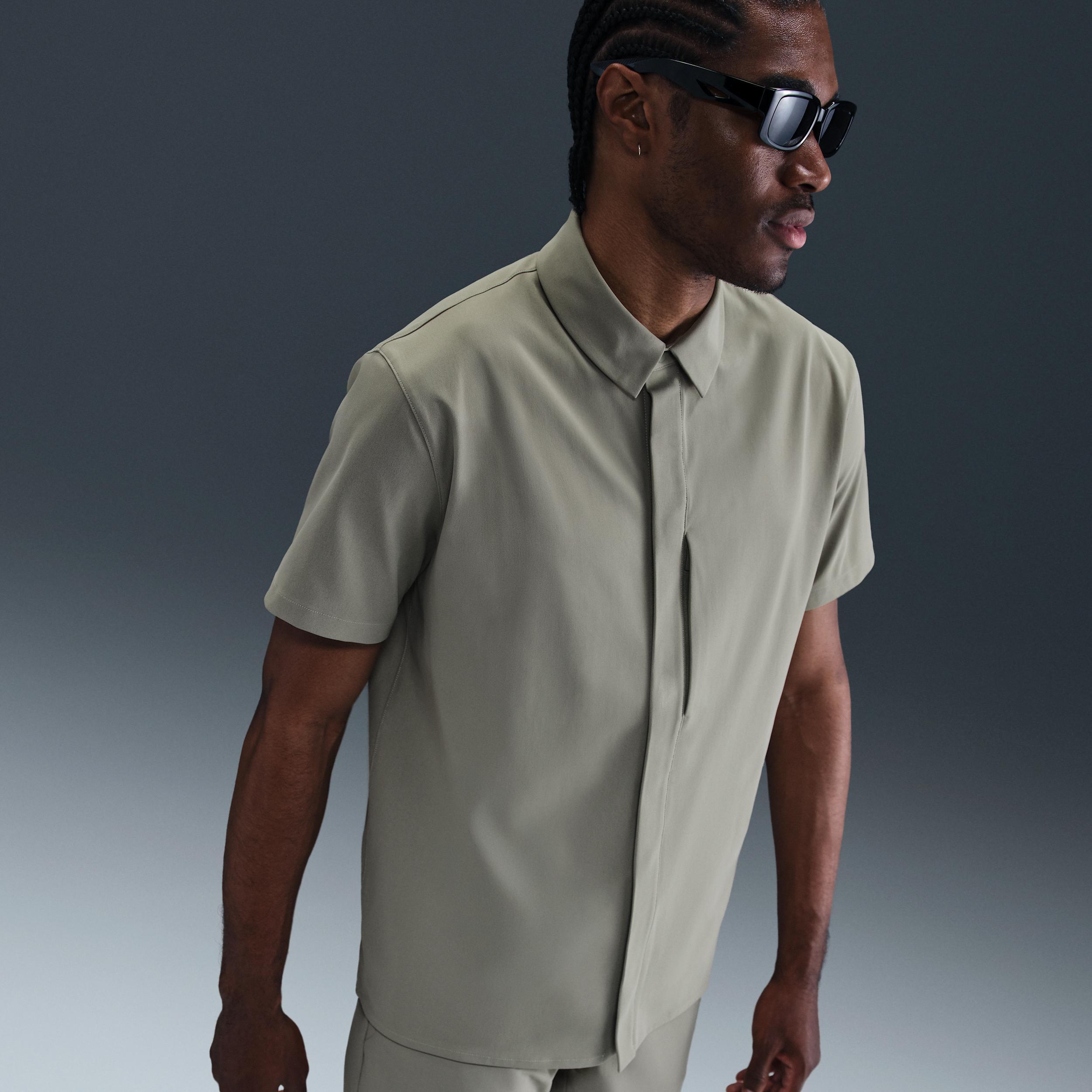 Nike Men's 24.7 PerfectStretch Dri-FIT Short-Sleeve Snap-Down Top Product Image