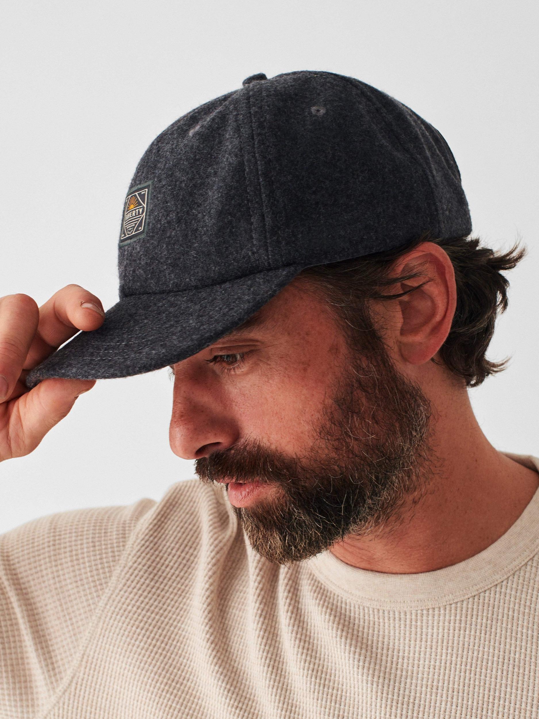 Wool Baseball Hat - Grey Heather Male Product Image