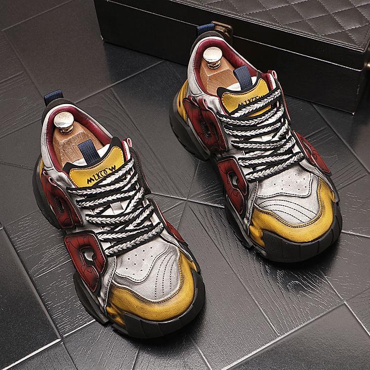 Lettering Platform Sneakers Product Image
