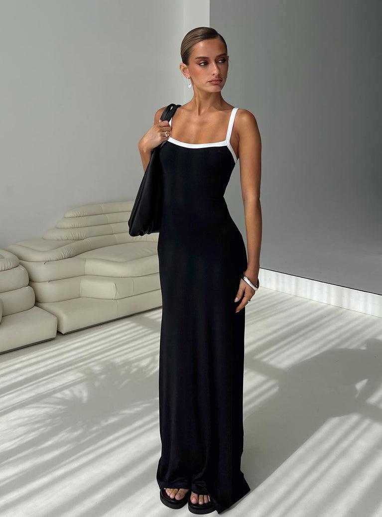 Austrina Maxi Dress Black Product Image