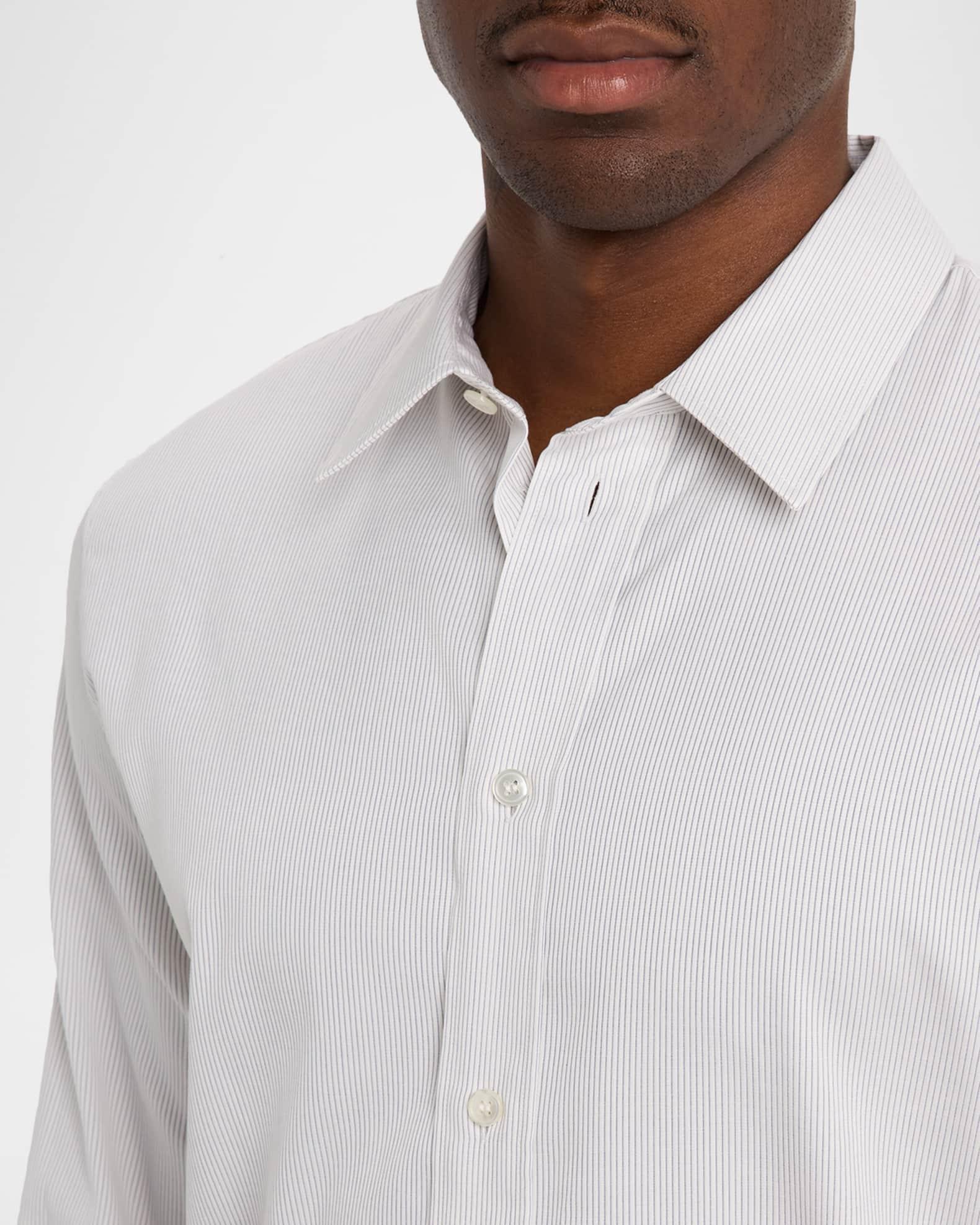 Men's Poplin Fine Stripe Sport Shirt Product Image
