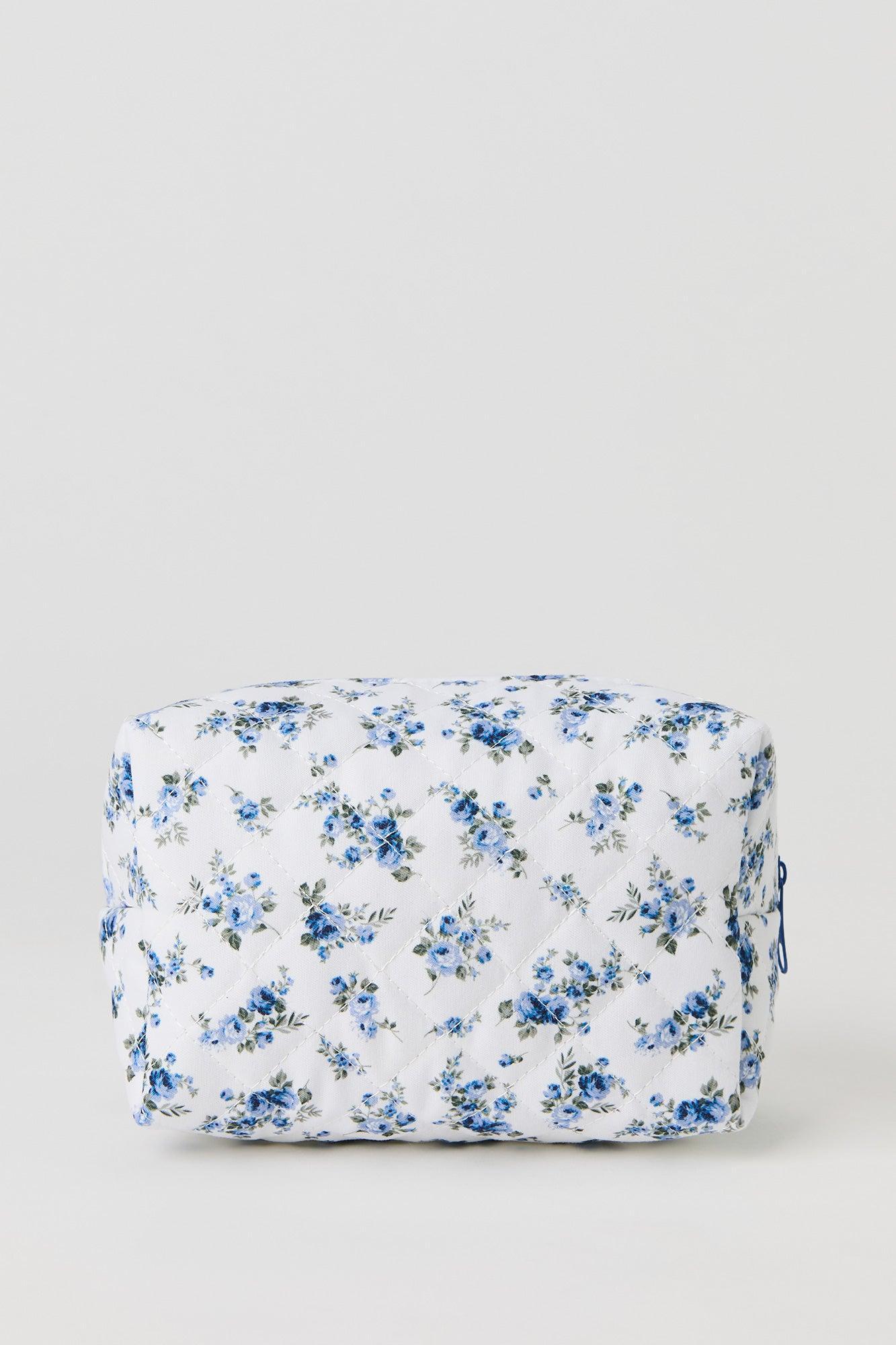 Floral Quilted Makeup Bag Female Product Image