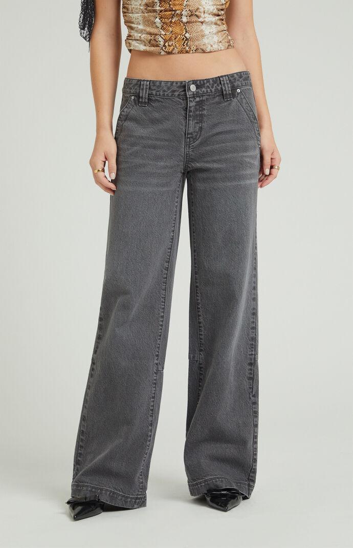 Women's Low Rise Baggy Pants - Product Image