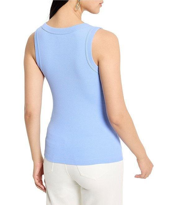 NIC + ZOE Perfect Rib Knit Scoop Neck Sleeveless Tank Product Image