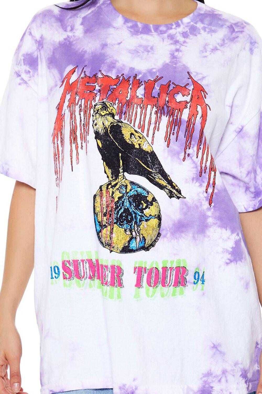 Tie-Dye Metallica Graphic Tee | Forever 21 Product Image