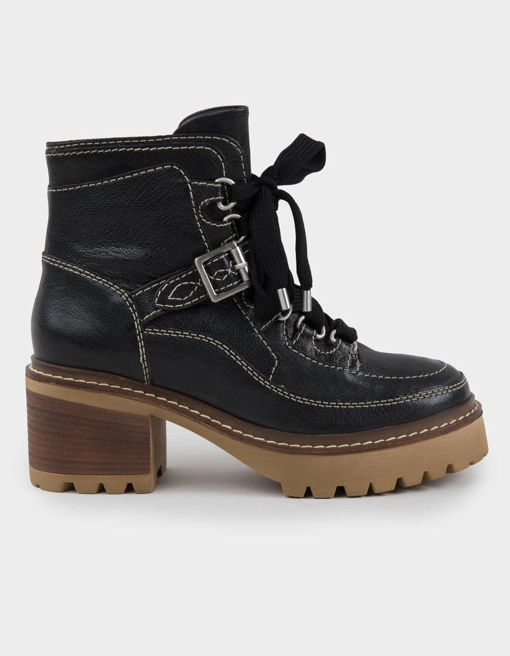 FREE PEOPLE Jasper Hiker Womens Ankle Boots - BLACK Product Image