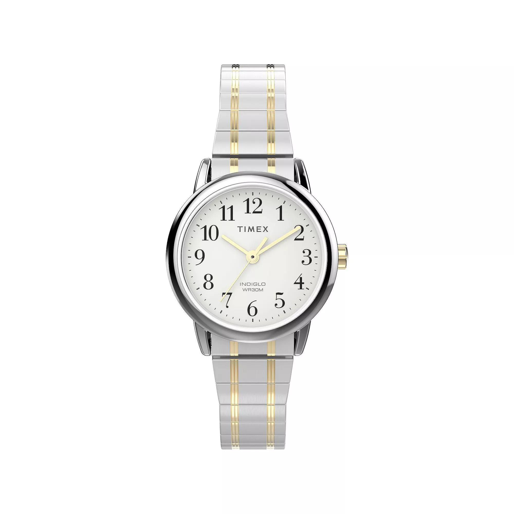 Timex Womens Easy Reader Expansion Band Watch - TW2W52500JT Gold Silver Product Image