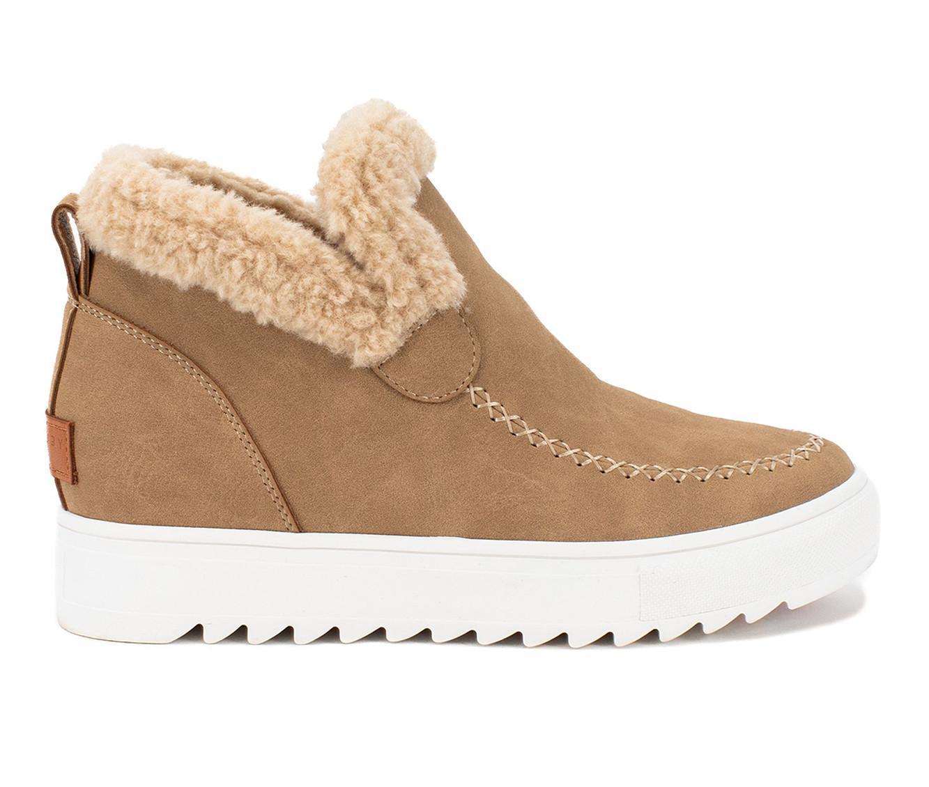 Women's Yellow Box Moritz Shearling Wedge Boots Product Image