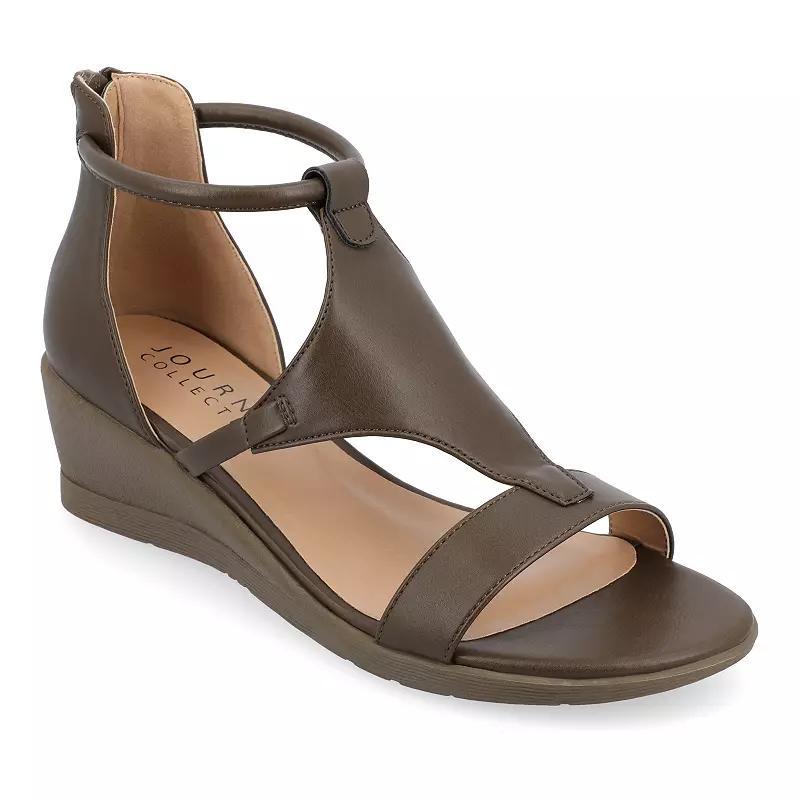 Journee Trayle Womens Wedge Sandals Product Image