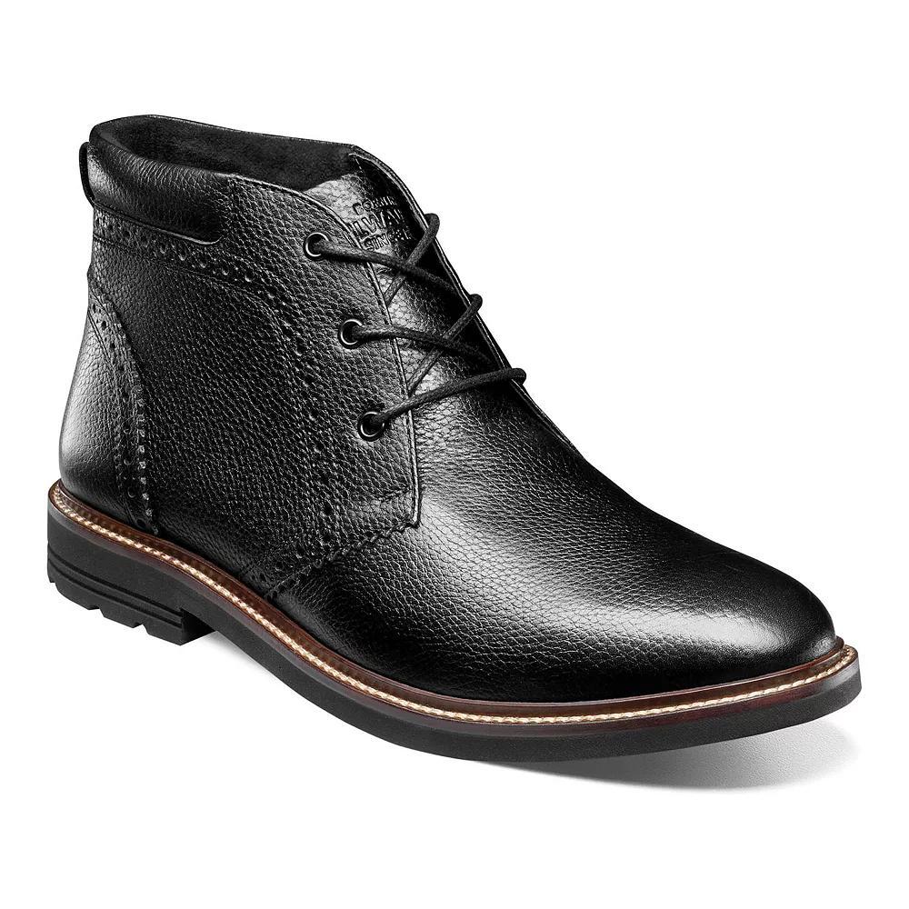 Nunn Bush® Ozark II Men's Plain Toe Chukka Boots, Size: 11.5, Black Tumbled Product Image