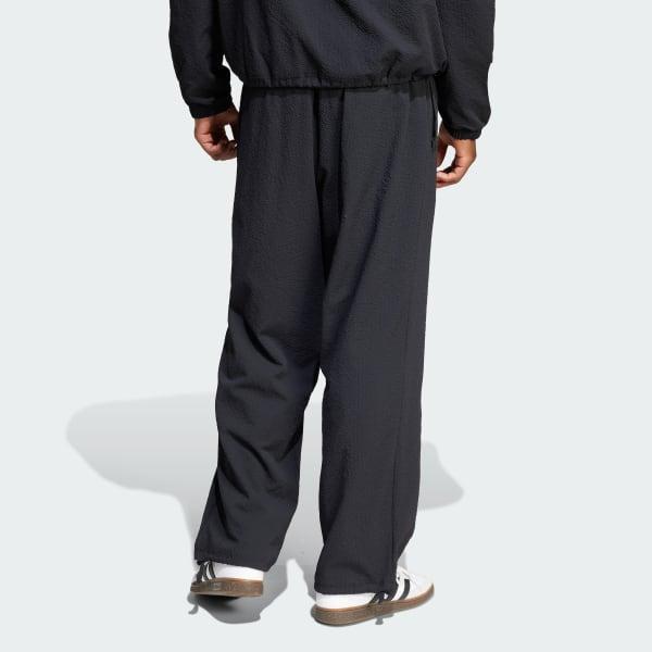 adidas Fashion Seersucker Firebird Track Pants Black S Mens Product Image