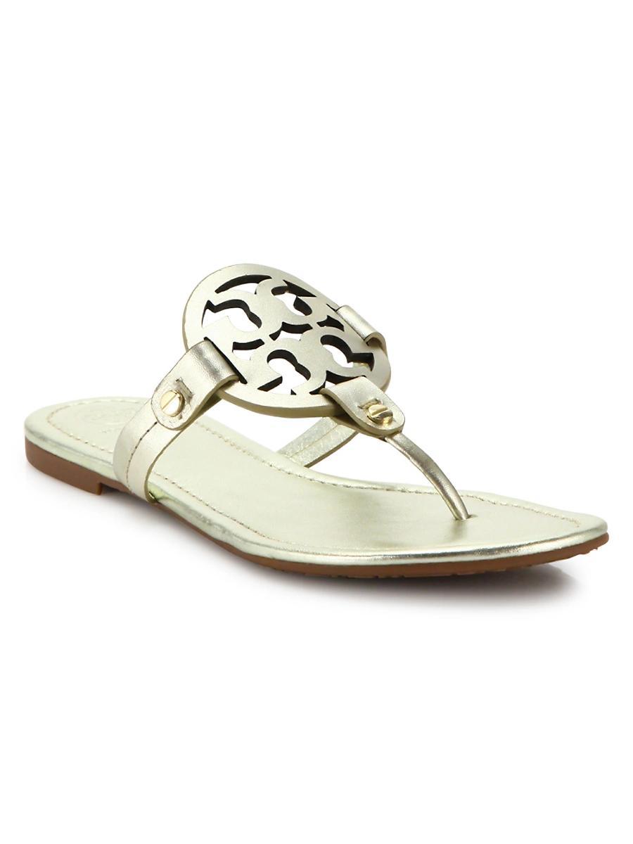 Miller Leather Logo Sandals Product Image