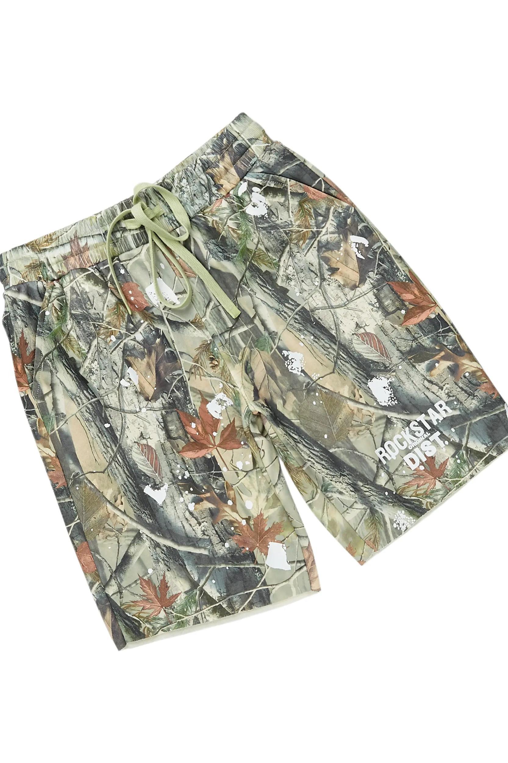 Just Between Us Tree Camo Short Set Female Product Image