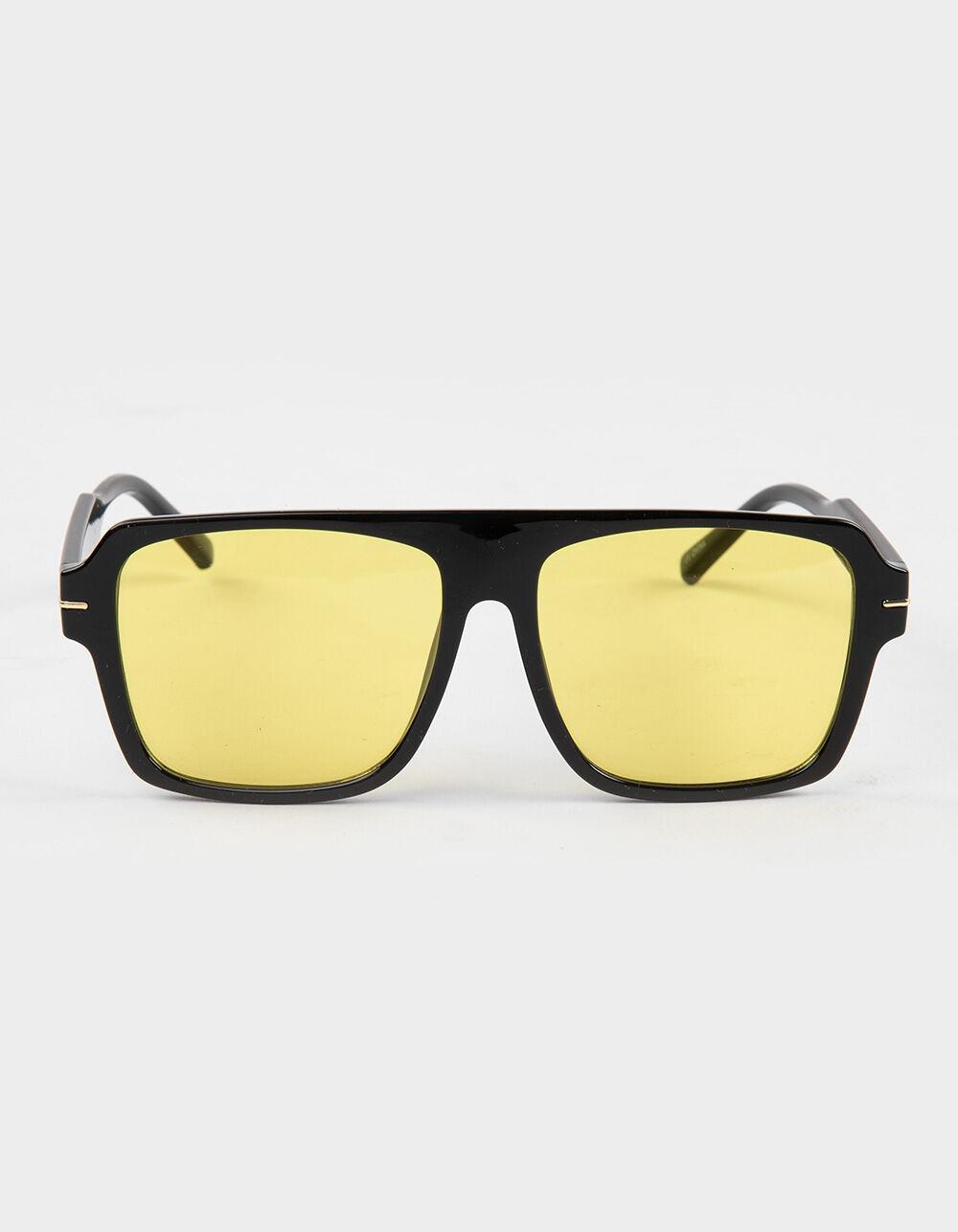 RSQ Aviator Sunglasses - BLK/YELLOW Product Image