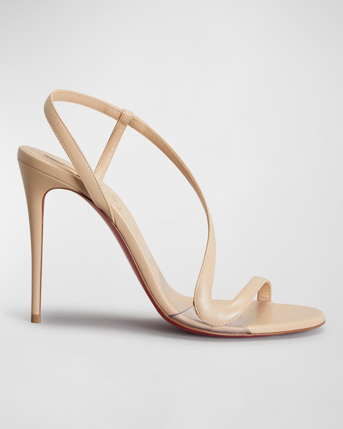Rosalie Leather Red Sole Stiletto Sandals Product Image