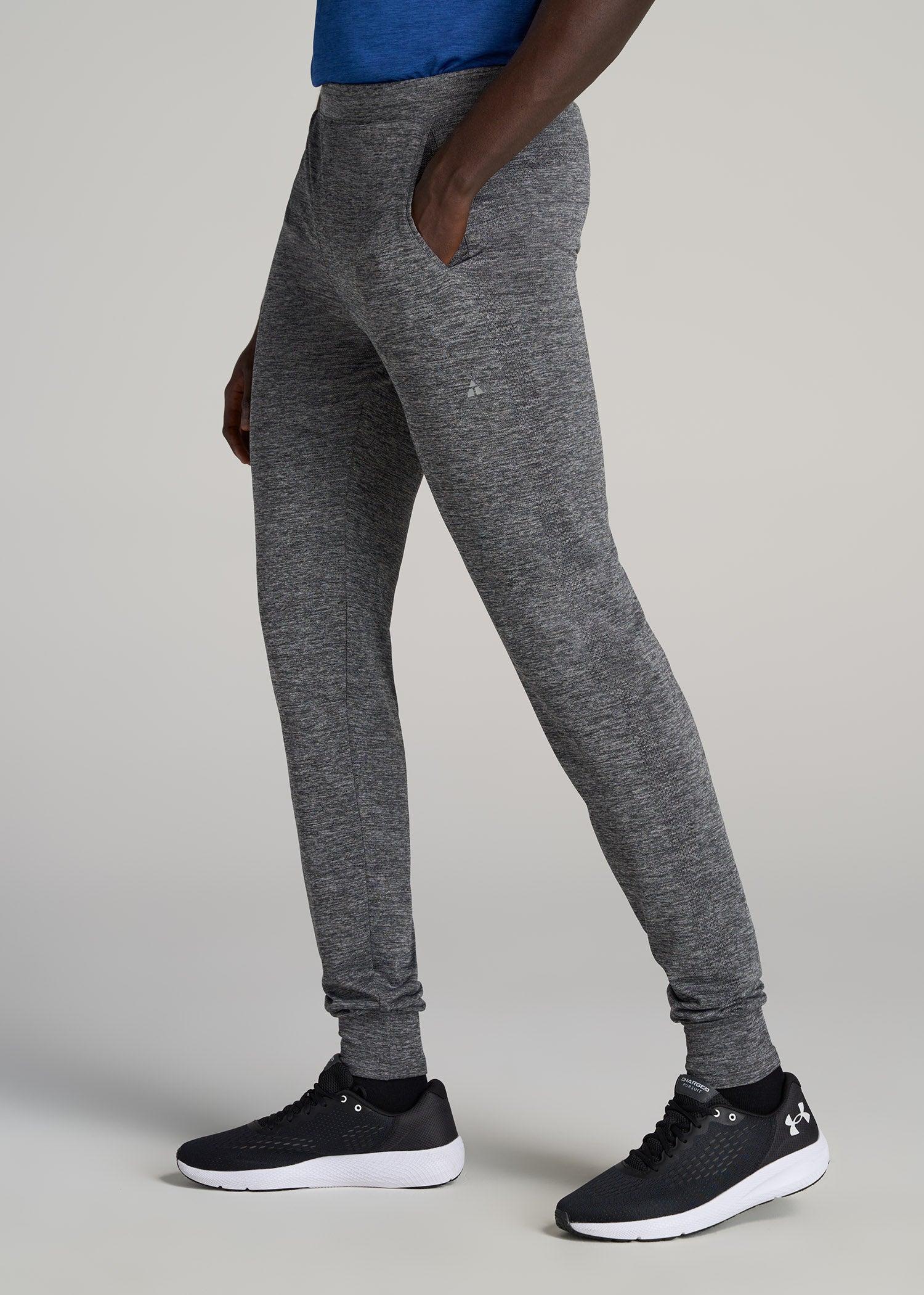 A.T. Performance Engineered Joggers for Tall Men in Grey Mix Product Image