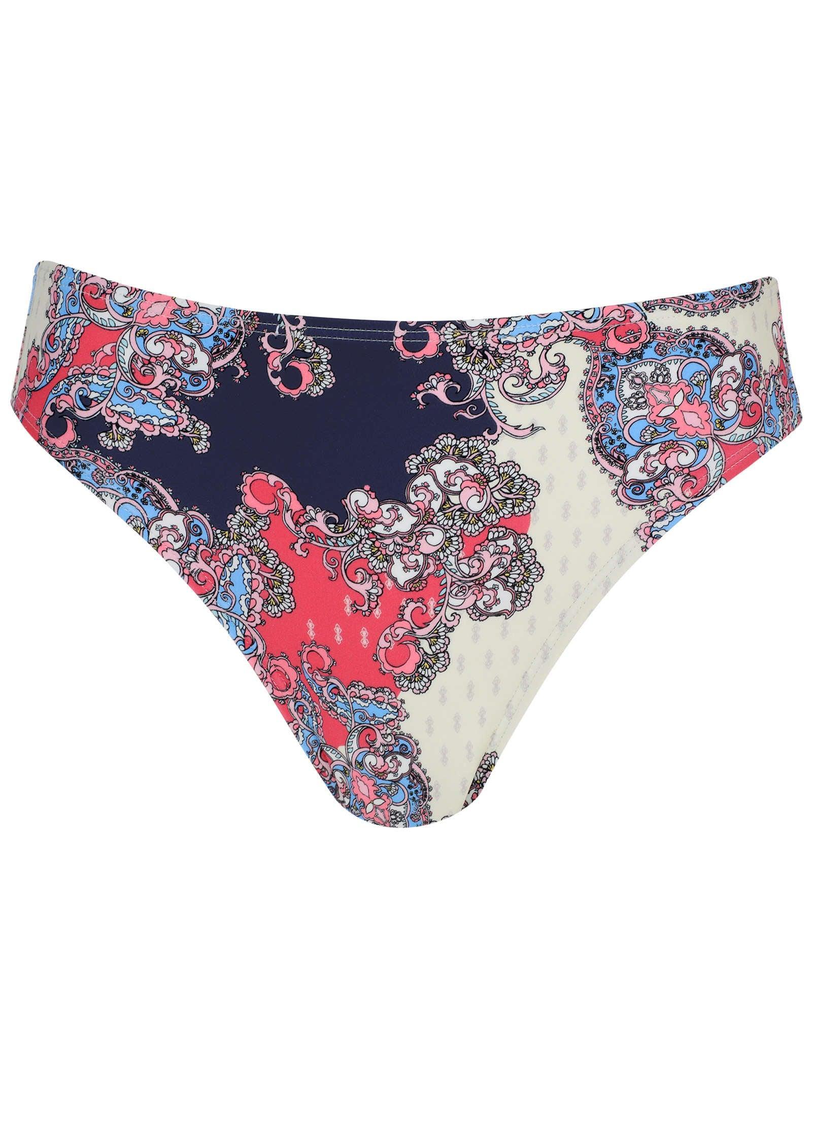Marilyn Push-Up Halter Top - Paisley Foulard Product Image