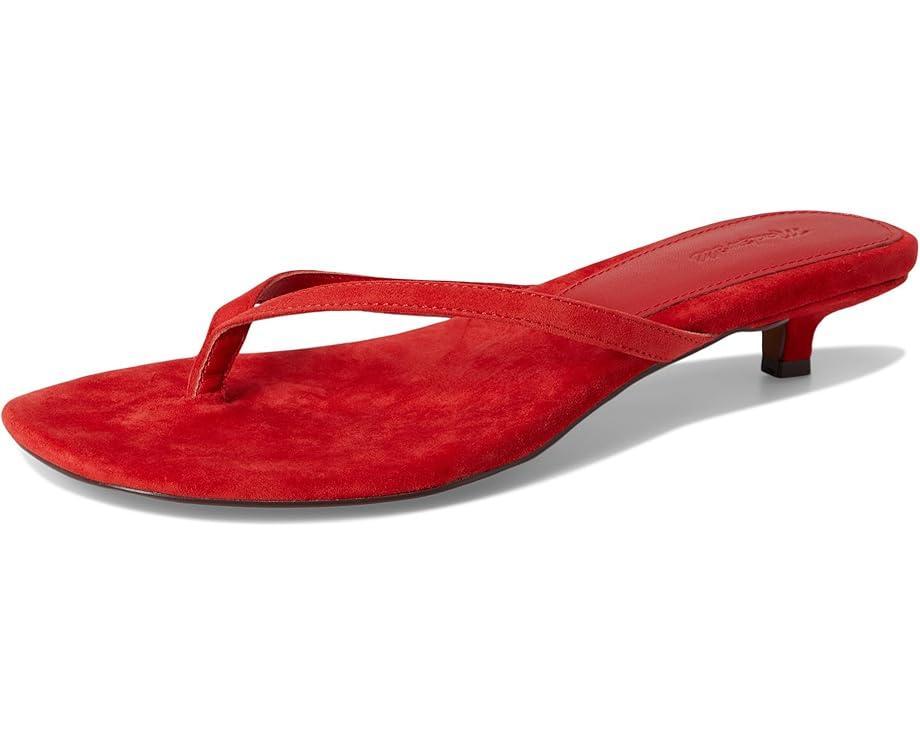 Women's Madewell Tamia Heeled Thong Sandals - Suede Product Image