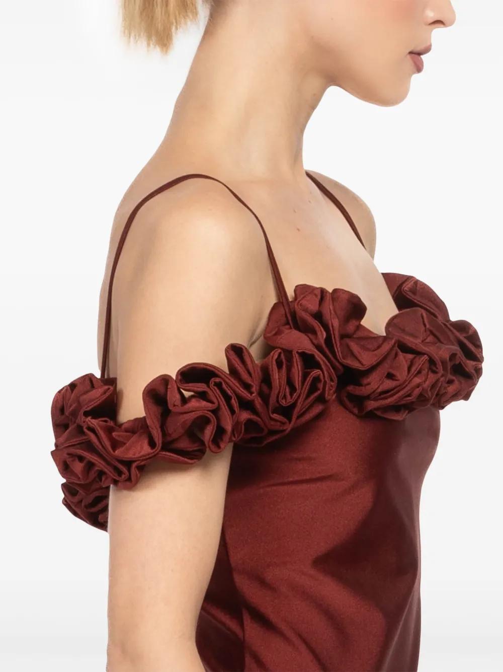 ruffled midi dress Product Image