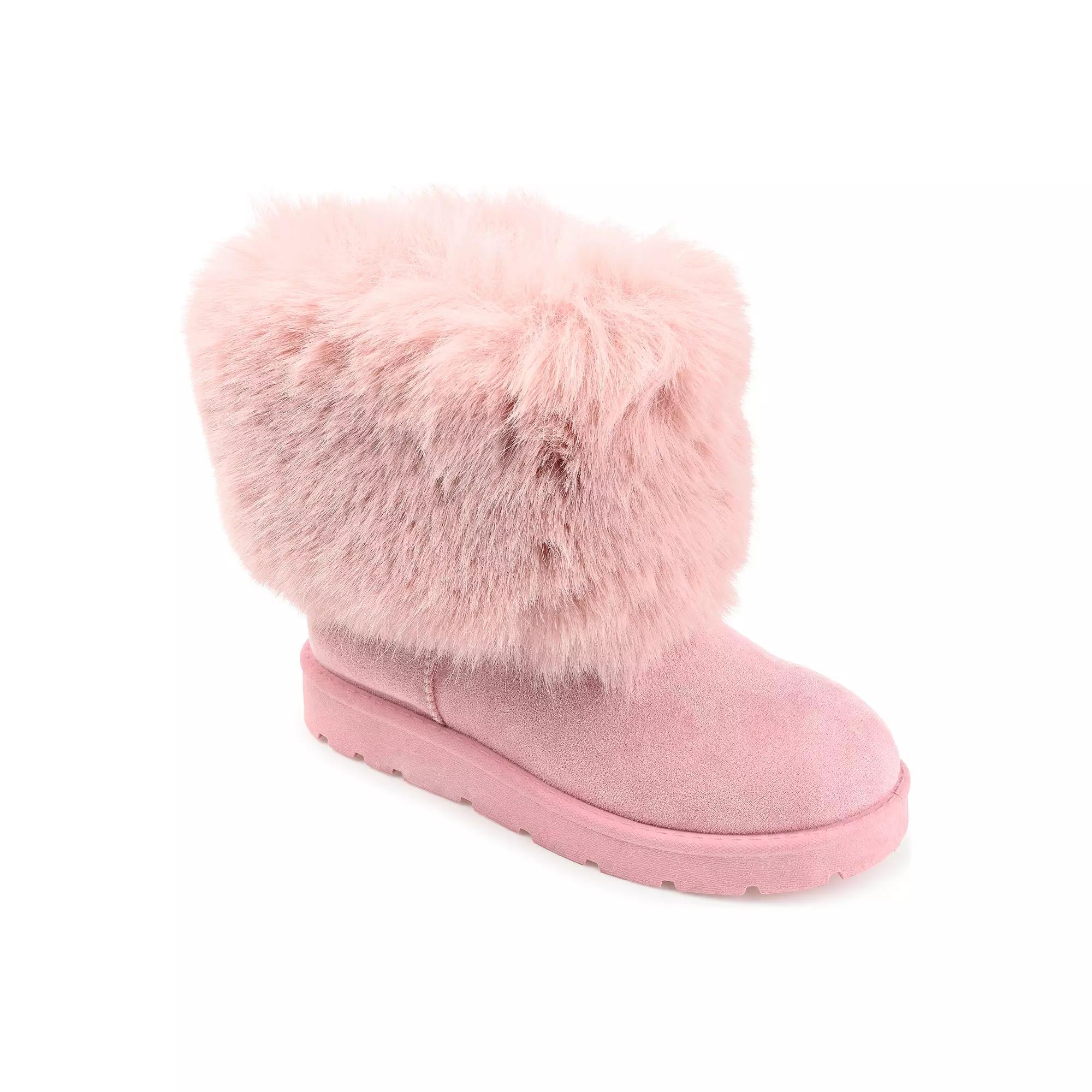 Journee Shanay Tru Comfort Foam Womens Faux-Fur Winter Boots Product Image