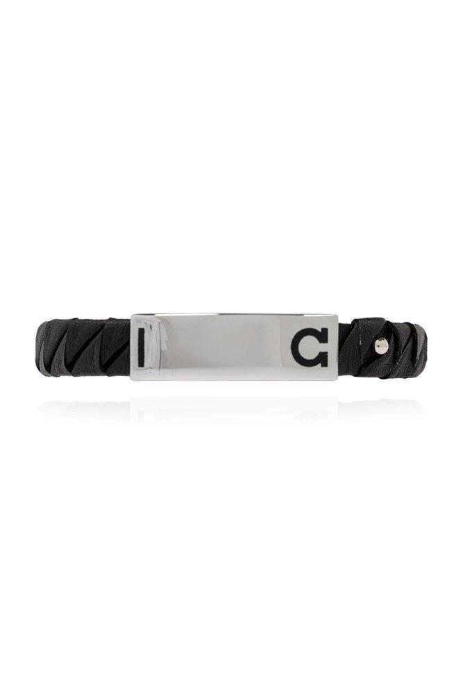 FERRAGAMO Gancini Bracelet In Black Product Image