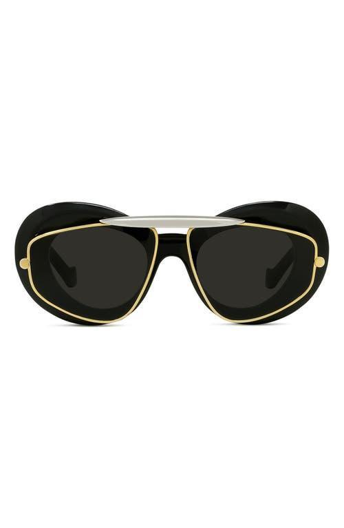 Womens Double Frame 47MM Geometric Sunglasses Product Image