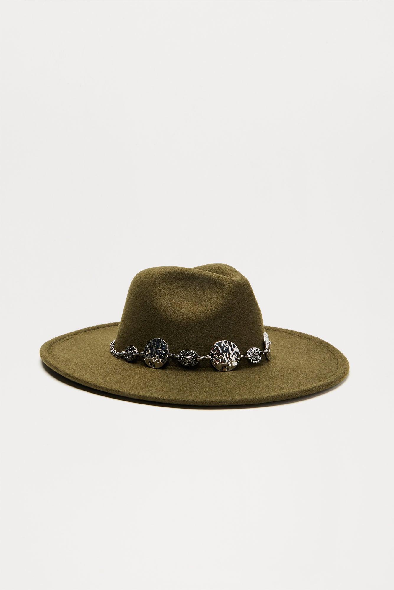 Desert Sunsets Fedora - Olive Product Image