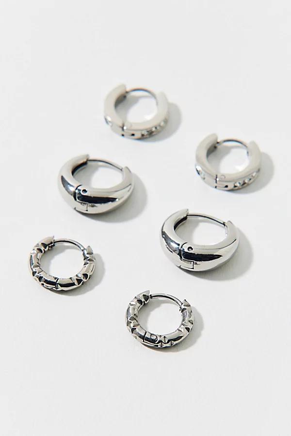 Waterproof Mini Hoop Earring Set Womens at Urban Outfitters Product Image