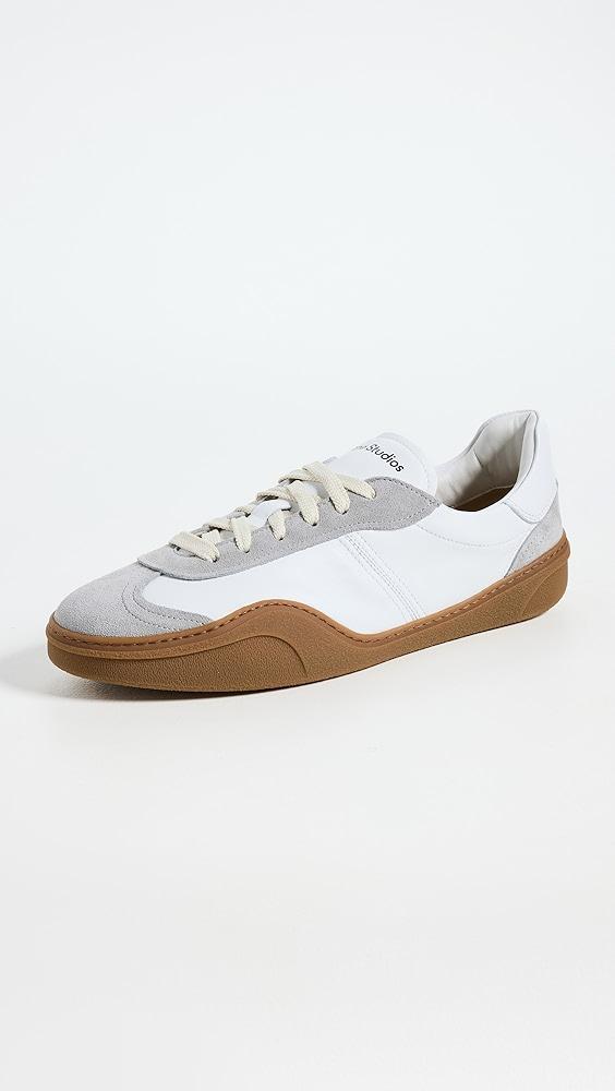 Acne Studios Bars Leather Sneakers | Shopbop Product Image