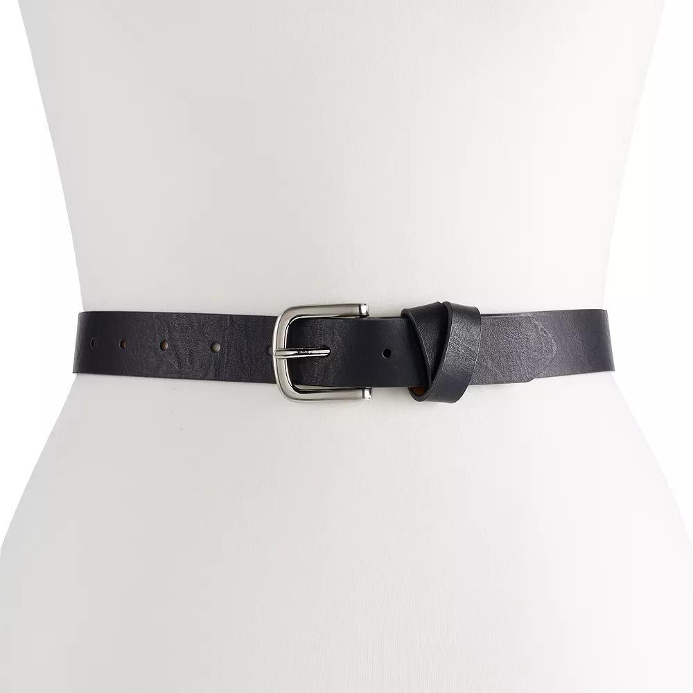 Women's Sonoma Goods For Life® Square Buckle Crossover Keeper Loop Belt, Size: 1XL, Orange Product Image