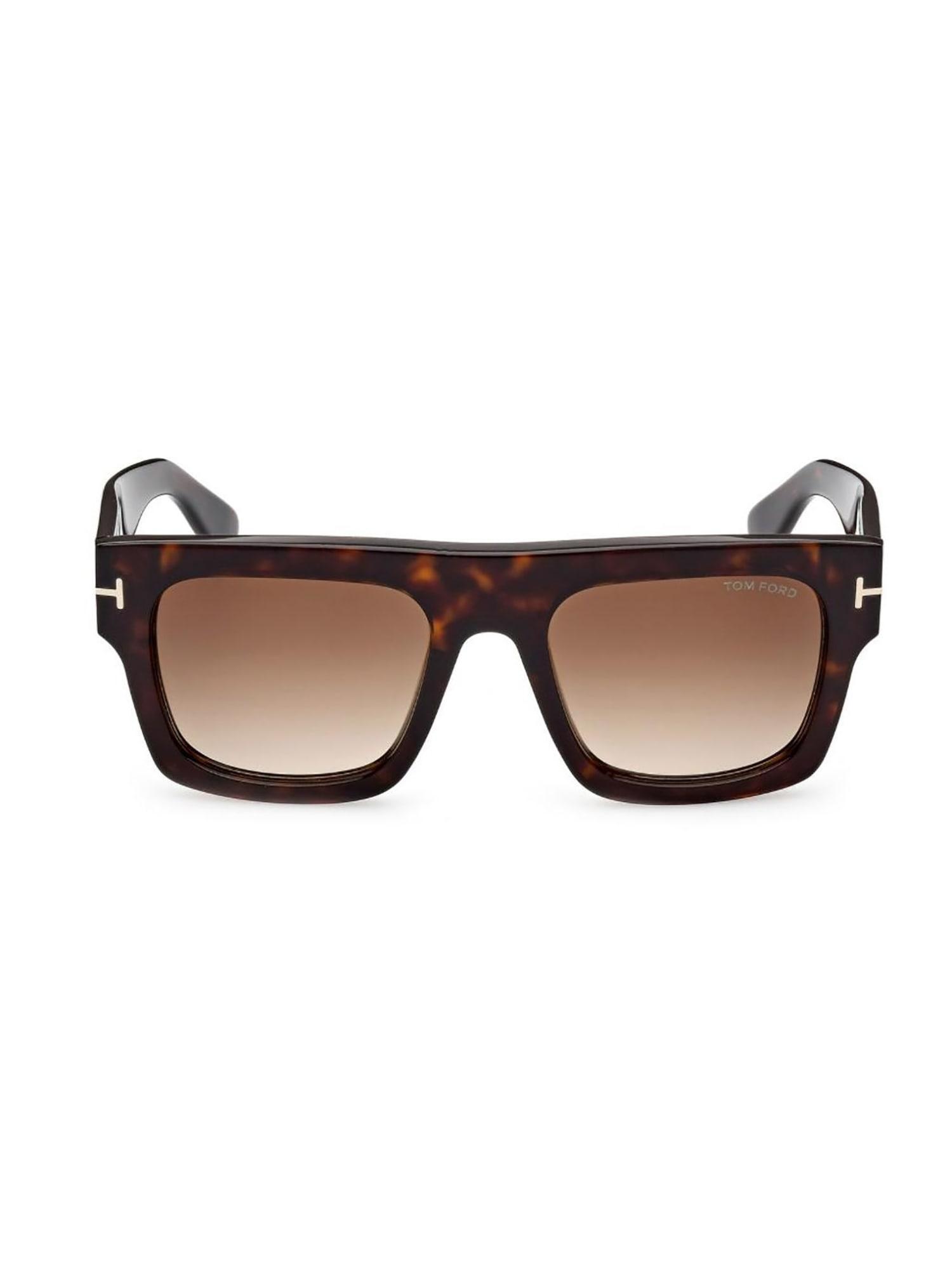 TOM FORD 53mm Geometric Sunglasses In Havana Product Image