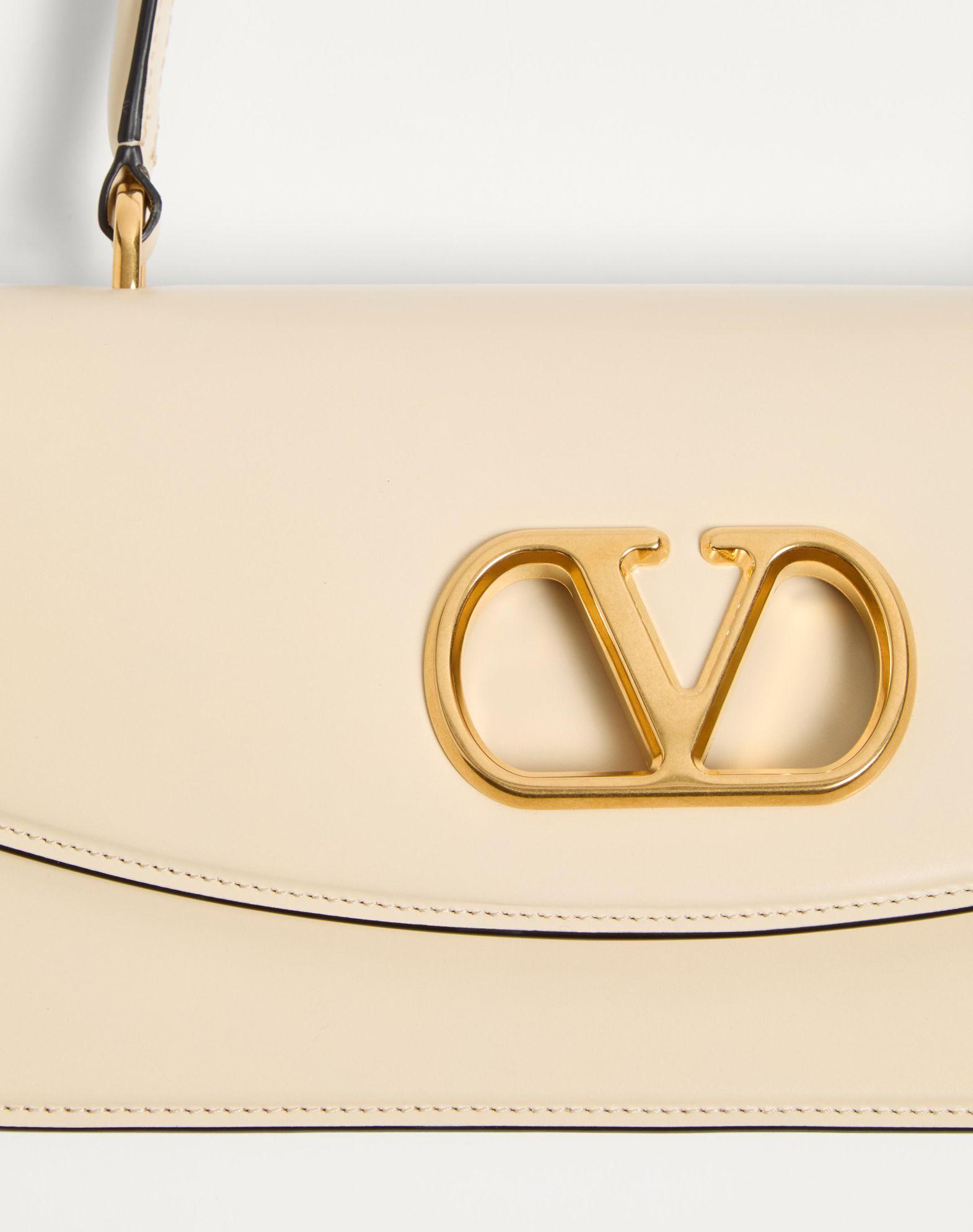 Valentino Garavani Vain Bag With Handle In Shiny Calfskin Product Image