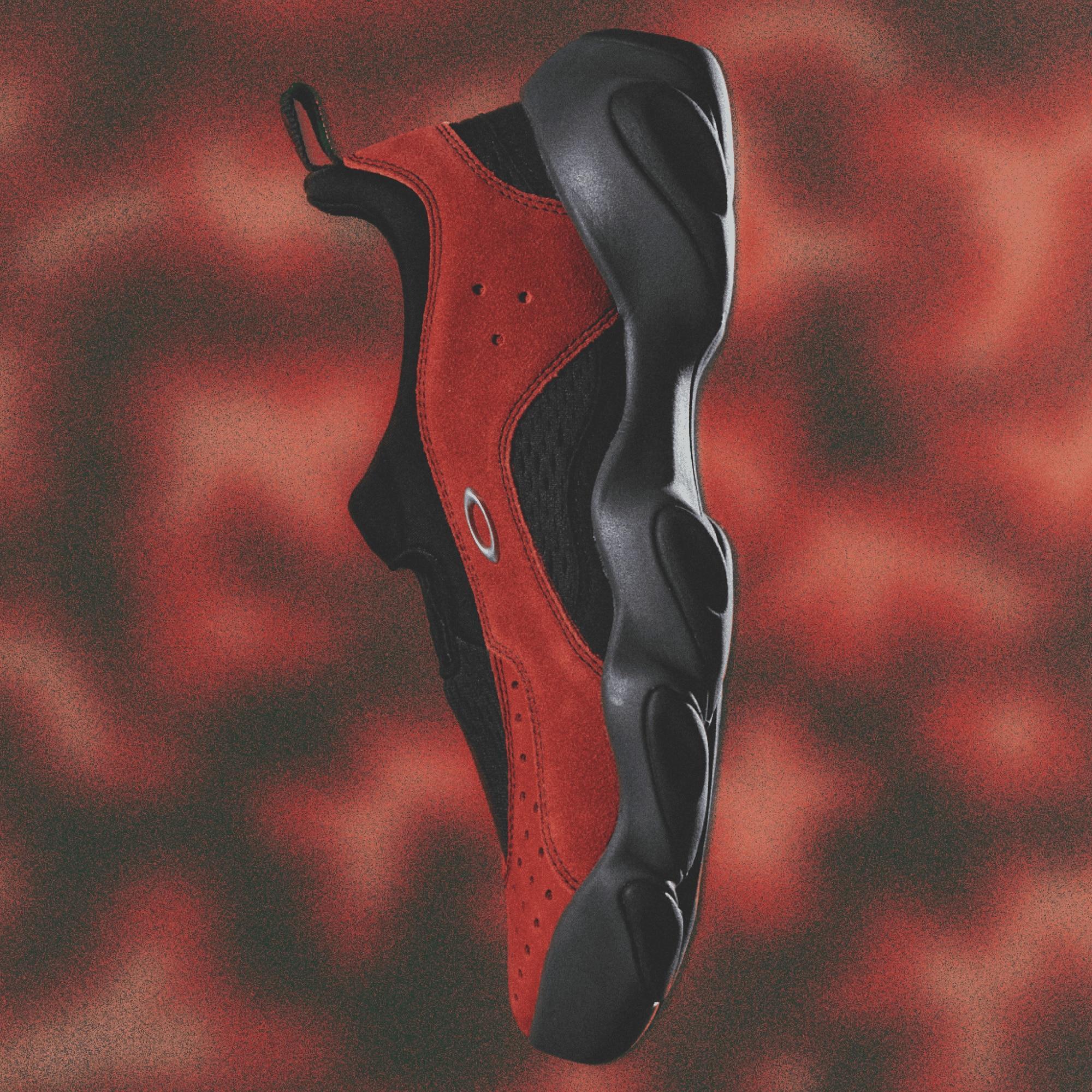Oakley Oakley Factory Team Flesh Sandal - Lava/Black - FOF100654-BF8 | Oakley® Product Image